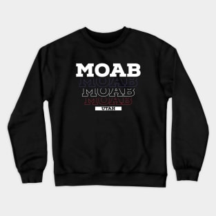 MOAB Utah USA Vintage Crewneck Sweatshirt